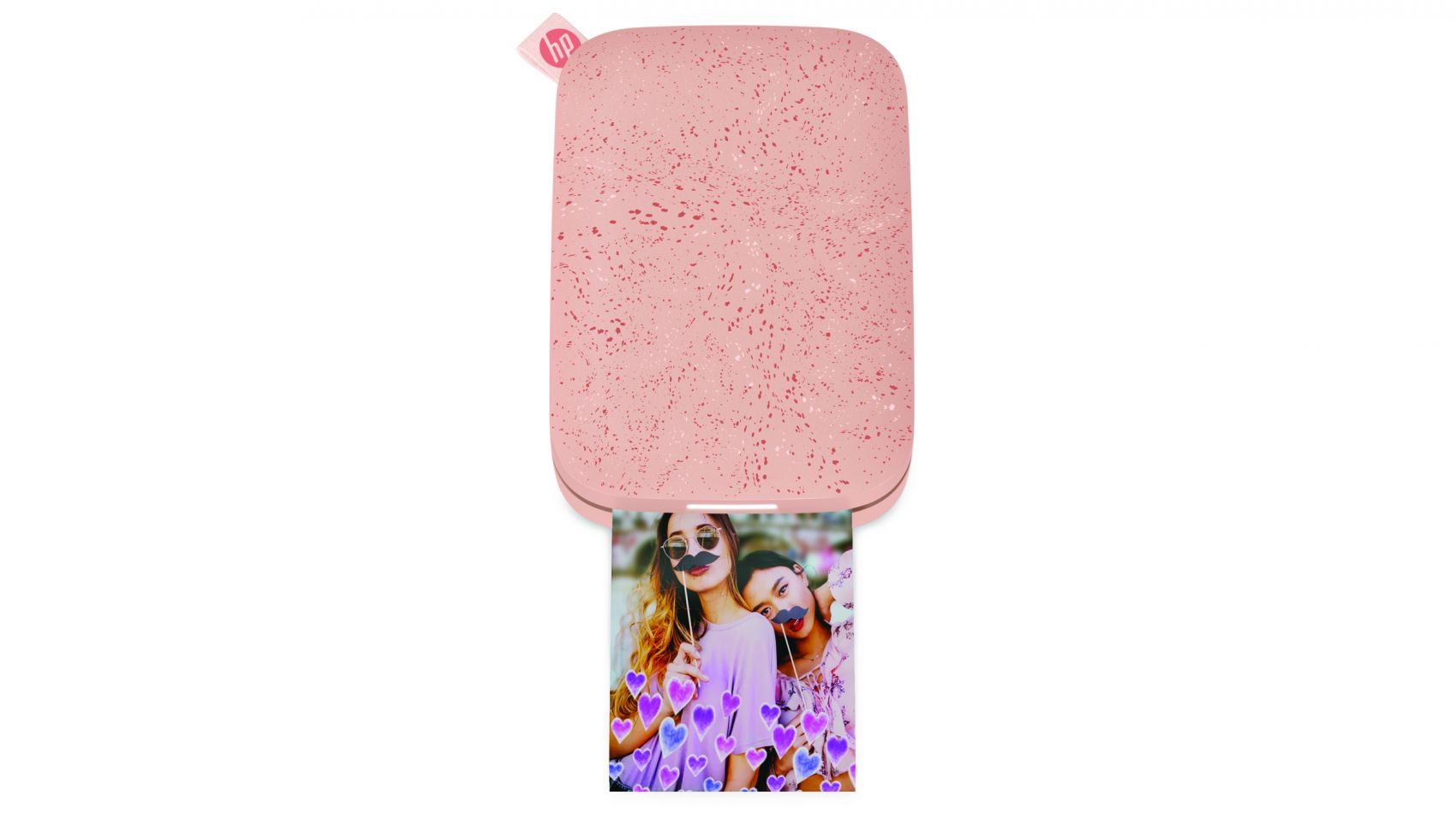 Multiple users can connect and send their photos to the new HP Sprocket compact photo printer for printing. PHOTO: HP