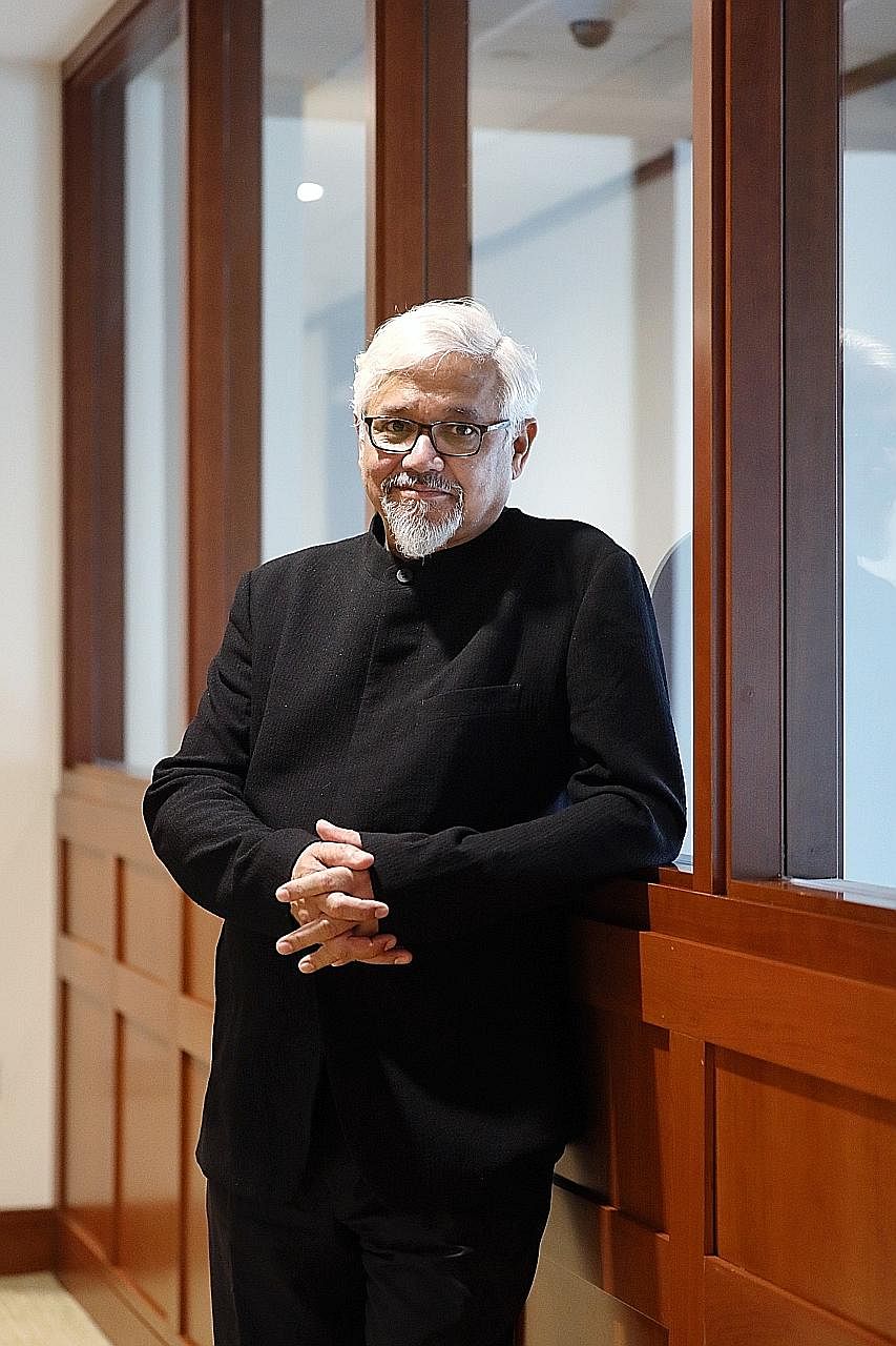 Amitav Ghosh was in Singapore last week for a public lecture at Yale-NUS College as part of its President's Speaker Series.