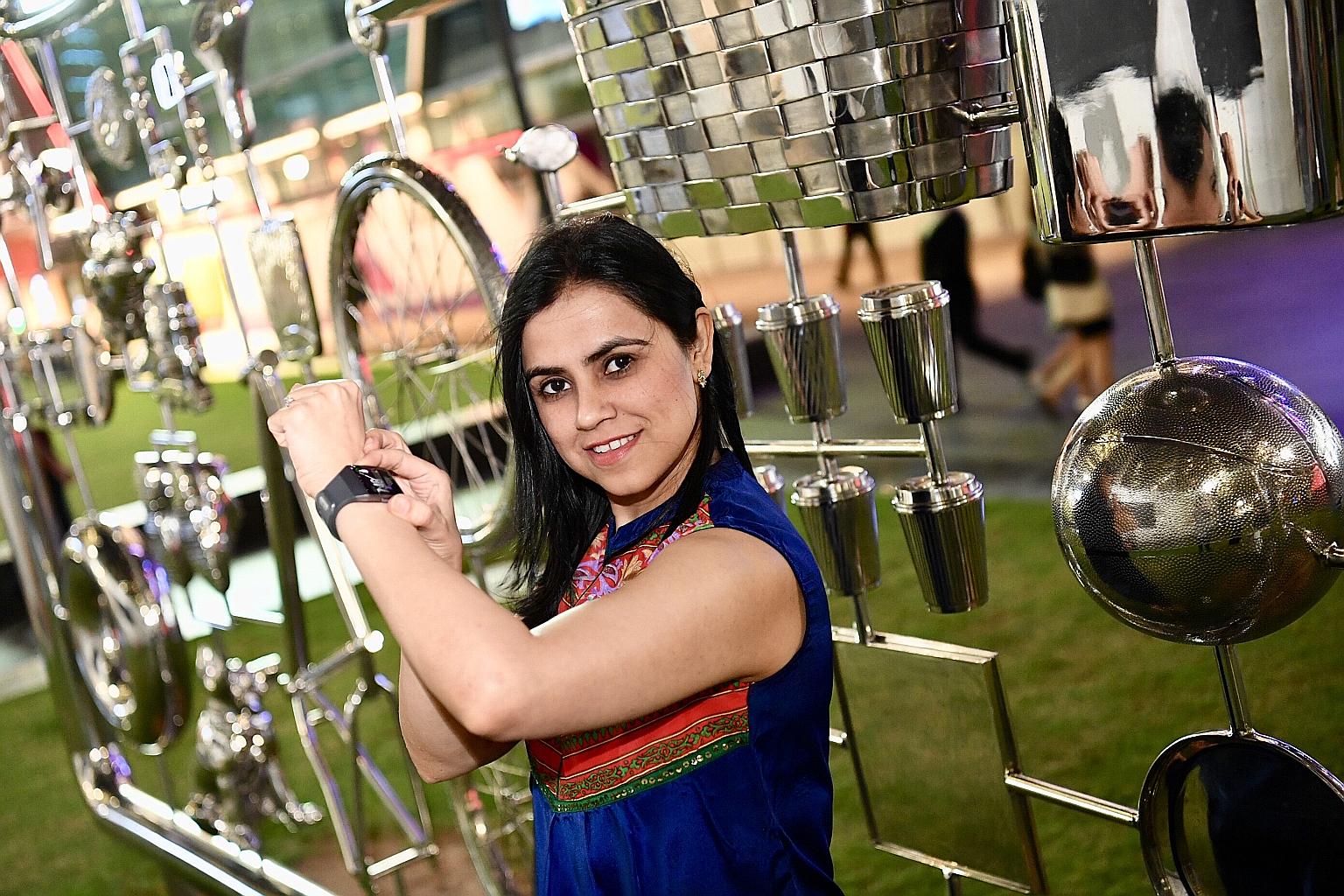 Participant Geeta Khandelwal says the Health Insights Singapore study is a good opportunity to be more mindful of some of her bad habits.