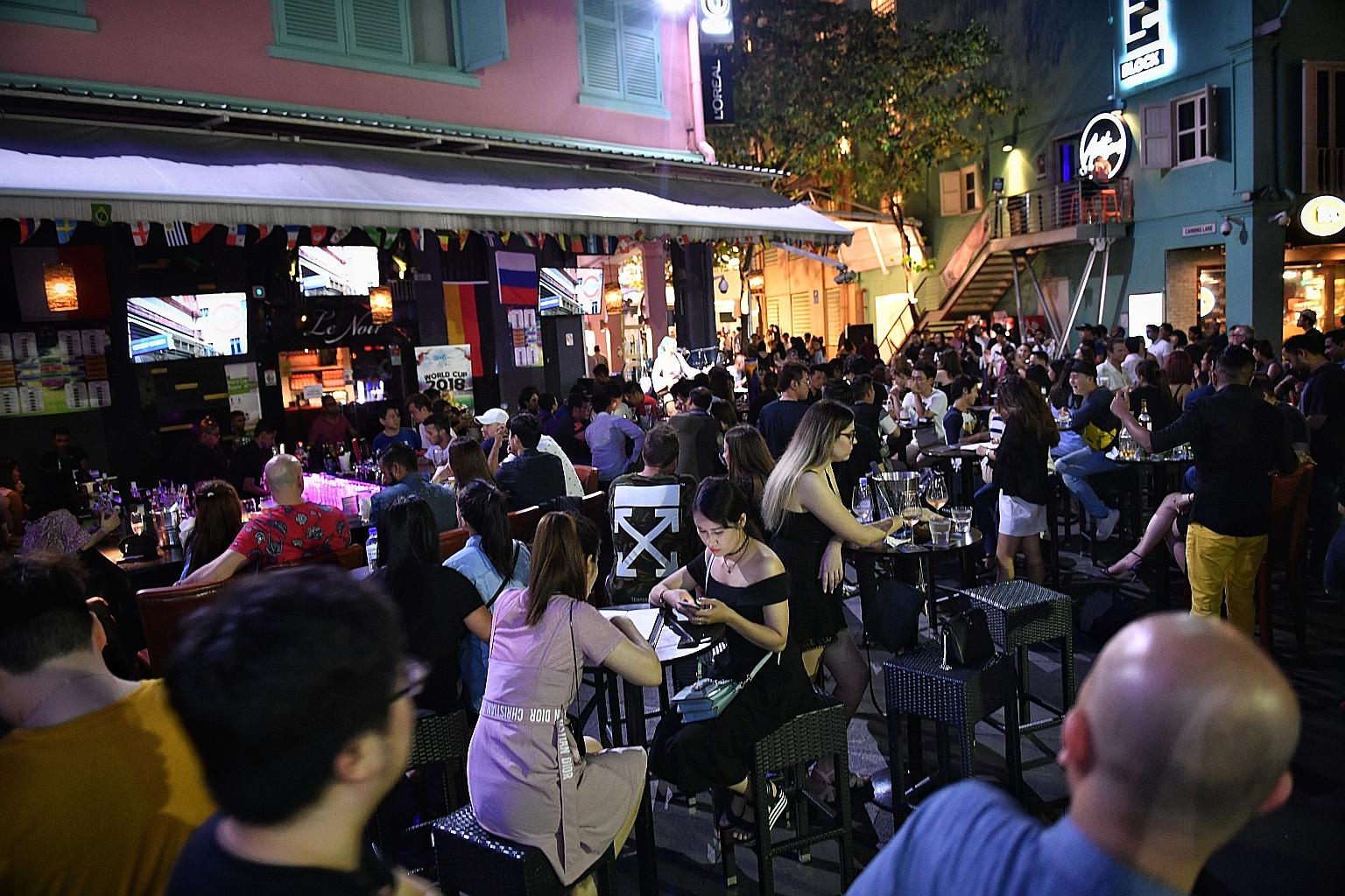 The police said that public order crimes, which include disorderly behaviour and voluntarily causing hurt, rose by 7 per cent during the trial period compared with the same period in 2017.