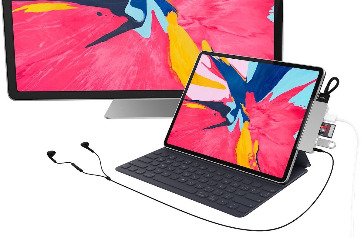 The Sanho HyperDrive for the iPad Pro is said to be the first dedicated USB-C hub for the tablet. PHOTO: SANHO