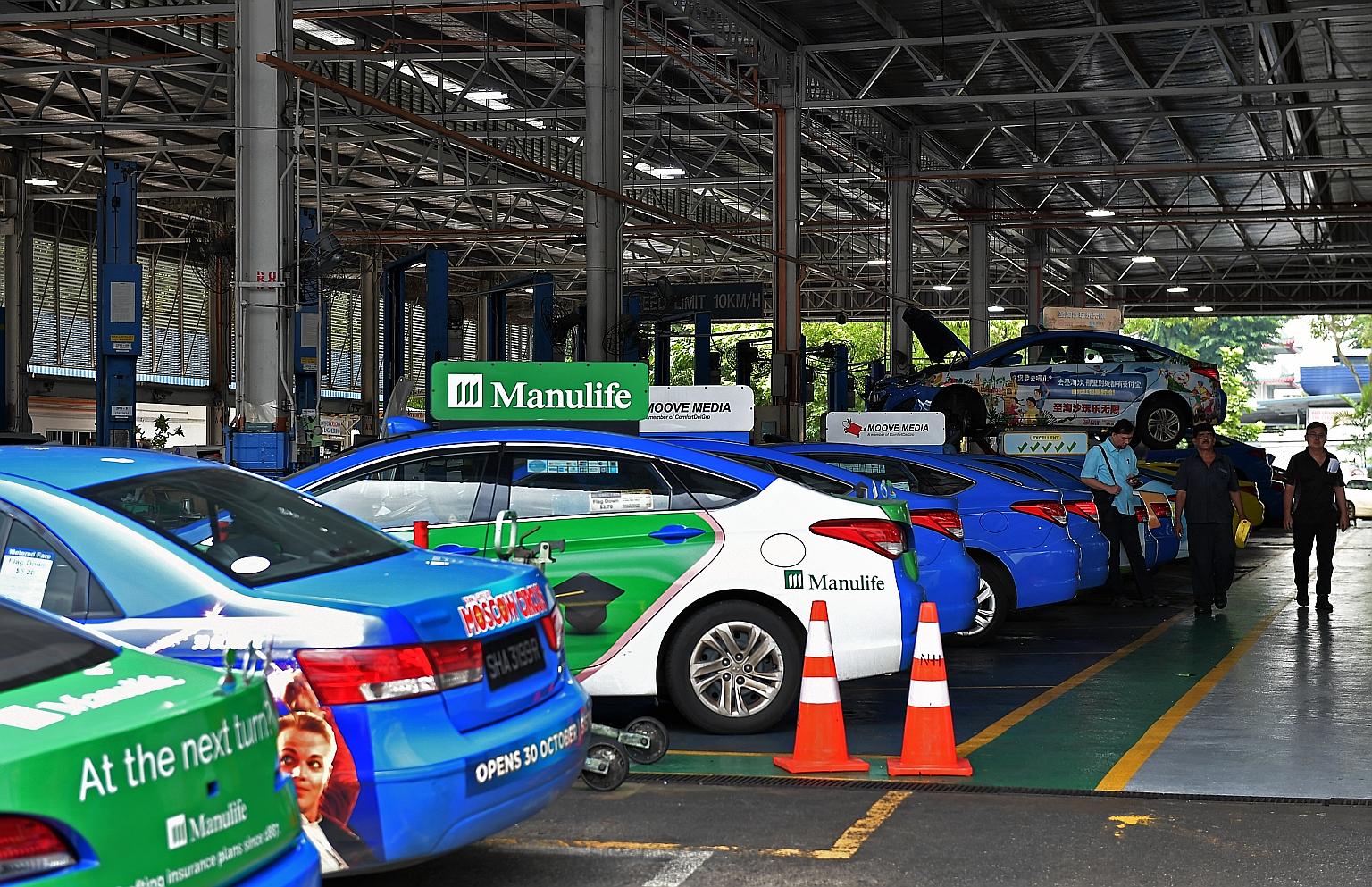 ComfortDelGro's local taxi fleet shrank by 6.7 per cent to 12,360 as at end-December. At the operating level, its taxi business (including overseas) posted a 3.4 per cent drop in profit to $129.4 million. Its chief executive Yang Ban Seng said the dr