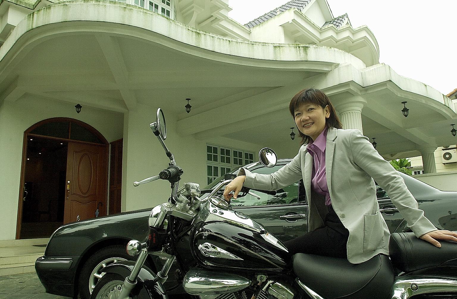 Ms Lum in a 2001 photo. That year, Hyflux launched its initial public offering on the Singapore Exchange's Sesdaq board. The stock rocketed, climbing 131 per cent. By 2005, Ms Olivia Lum had a net worth of over US$240 million, which earned her a plac