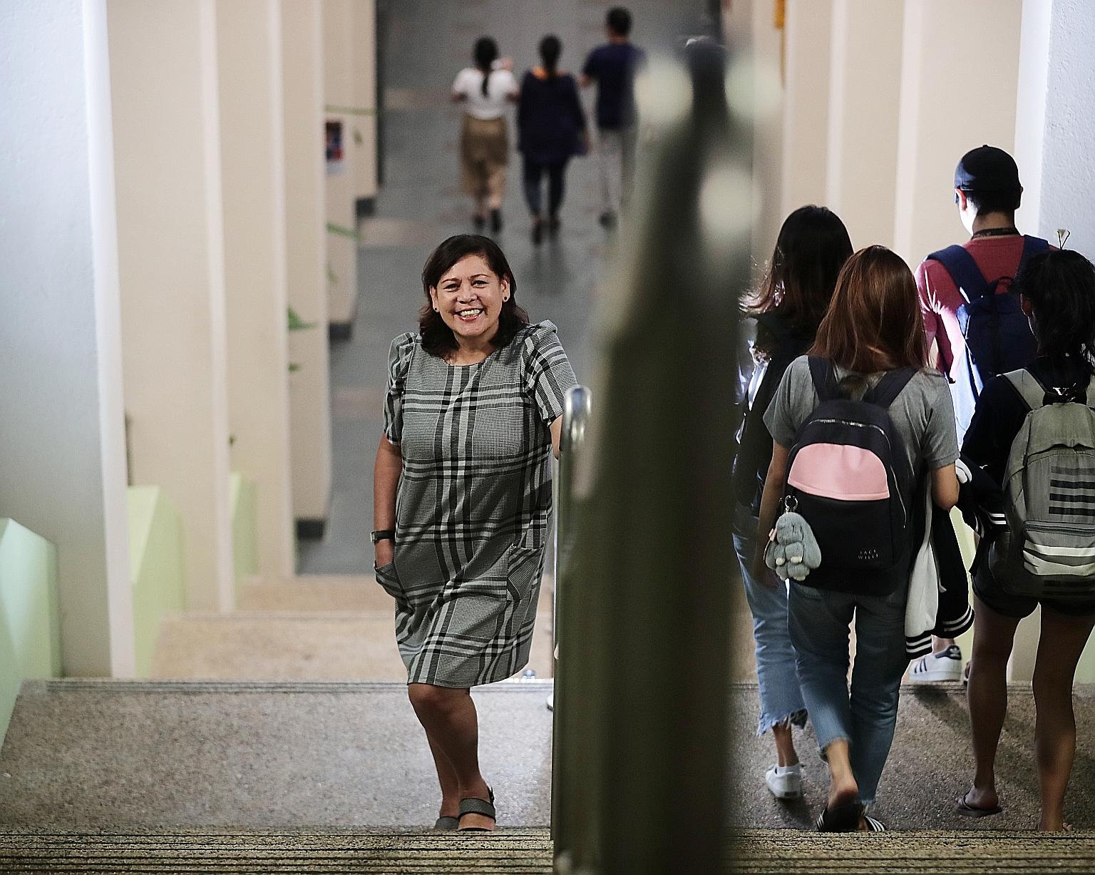 Ms Barbara D'Cotta, 60, put her higher education dreams aside at age 19 and started work as a special needs teacher as she had to support herself and her mother. She had not felt until recently that her work had helped build a nation.
