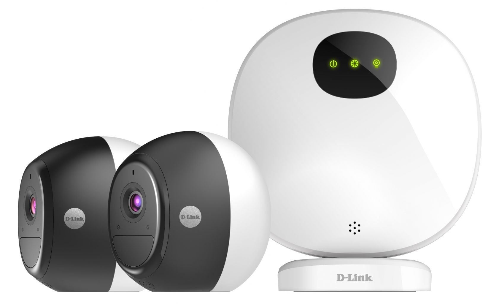 The new mydlink Pro Wire-Free camera kit (DCS-2802KT) is available now at $599. PHOTO: D-LINK