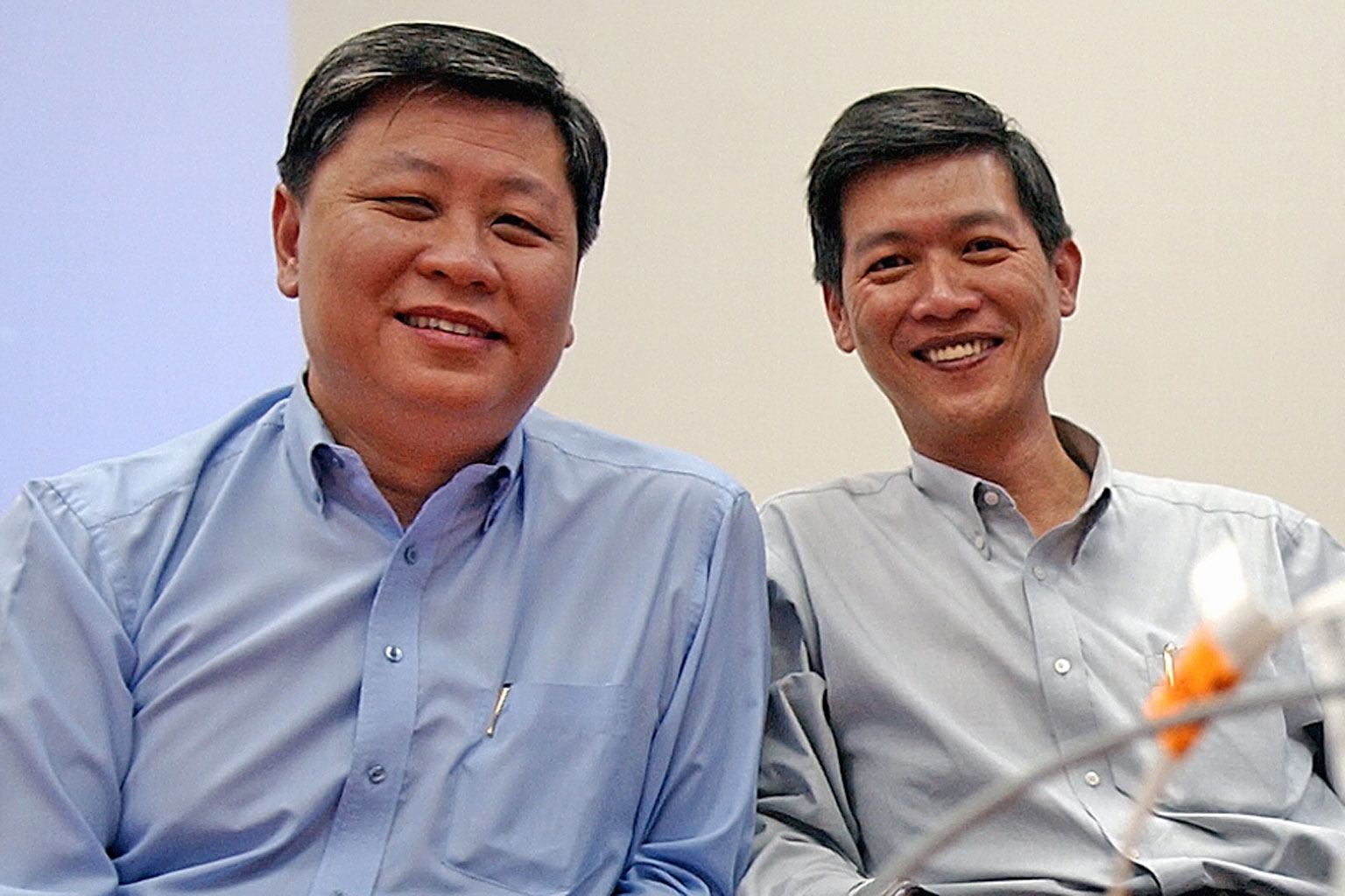 Dr Ting Choon Meng (left) and Mr Chua Ngak Hwee claim the directors failed to protect Healthstats' trade secrets.