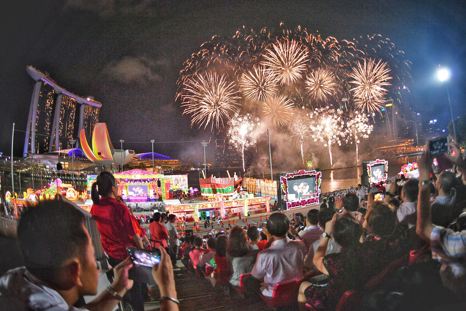Mr Ang Wei Neng (Jurong GRC) recounted his experience as chairman of the River Hongbao organising committee and how the festival's fireworks display almost did not take place because a PUB executive had refused to issue a permit for the fireworks as