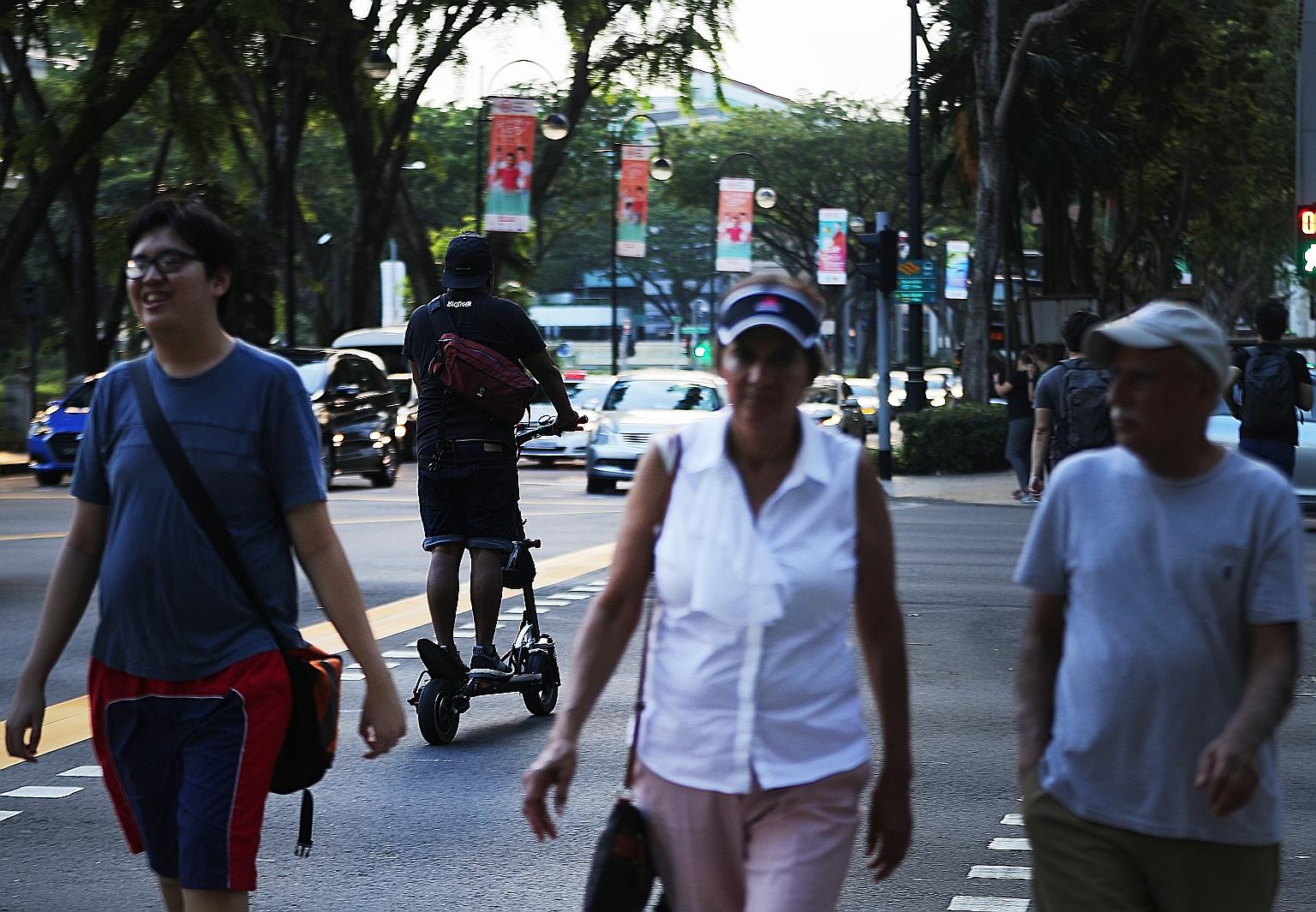 The number of off-road accidents involving active mobility users has almost doubled, from 132 in 2017 to 251 last year. Mandatory registration for e-scooters, which started on Jan 2, will deter reckless riding behaviour.