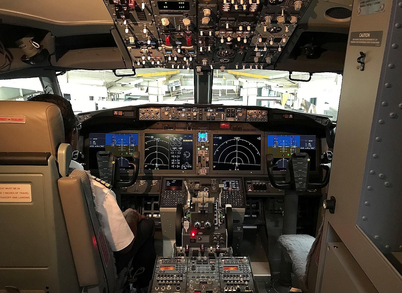 The cockpit of a Boeing 737 Max 8. Over the years, advancements in automation and technology have made planes smarter and safer, with backups for everything. The problem is when an over-reliance on these systems makes pilots less confident of their o