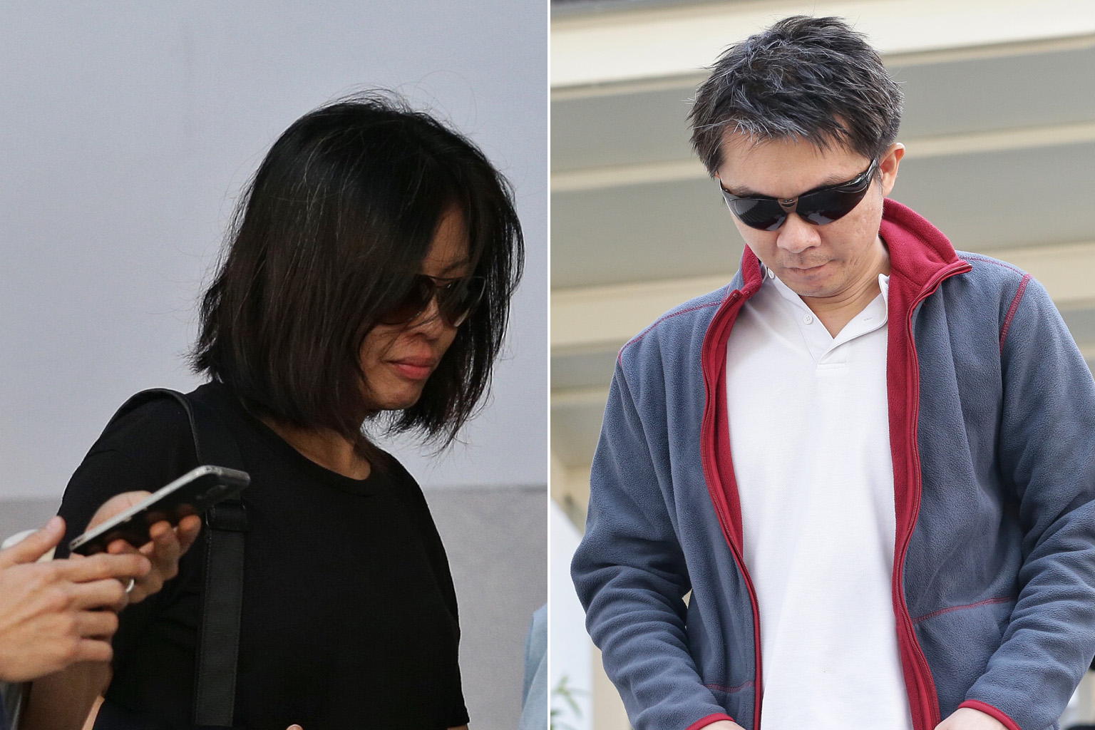 Chia Yun Ling (left) and Tay Wee Kiat, who were convicted in 2017 of abusing their Indonesian maid, were yesterday sentenced to prison over the abuse of their other maid from Myanmar.