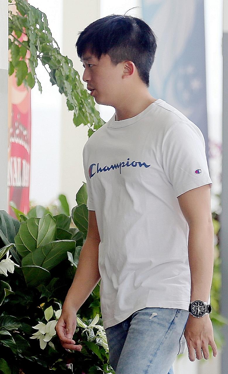 Clarence Tang Jia Ming, 27, installed a hidden camera shaped like a metal hook in the unisex toilet of a Holland Village cafe.