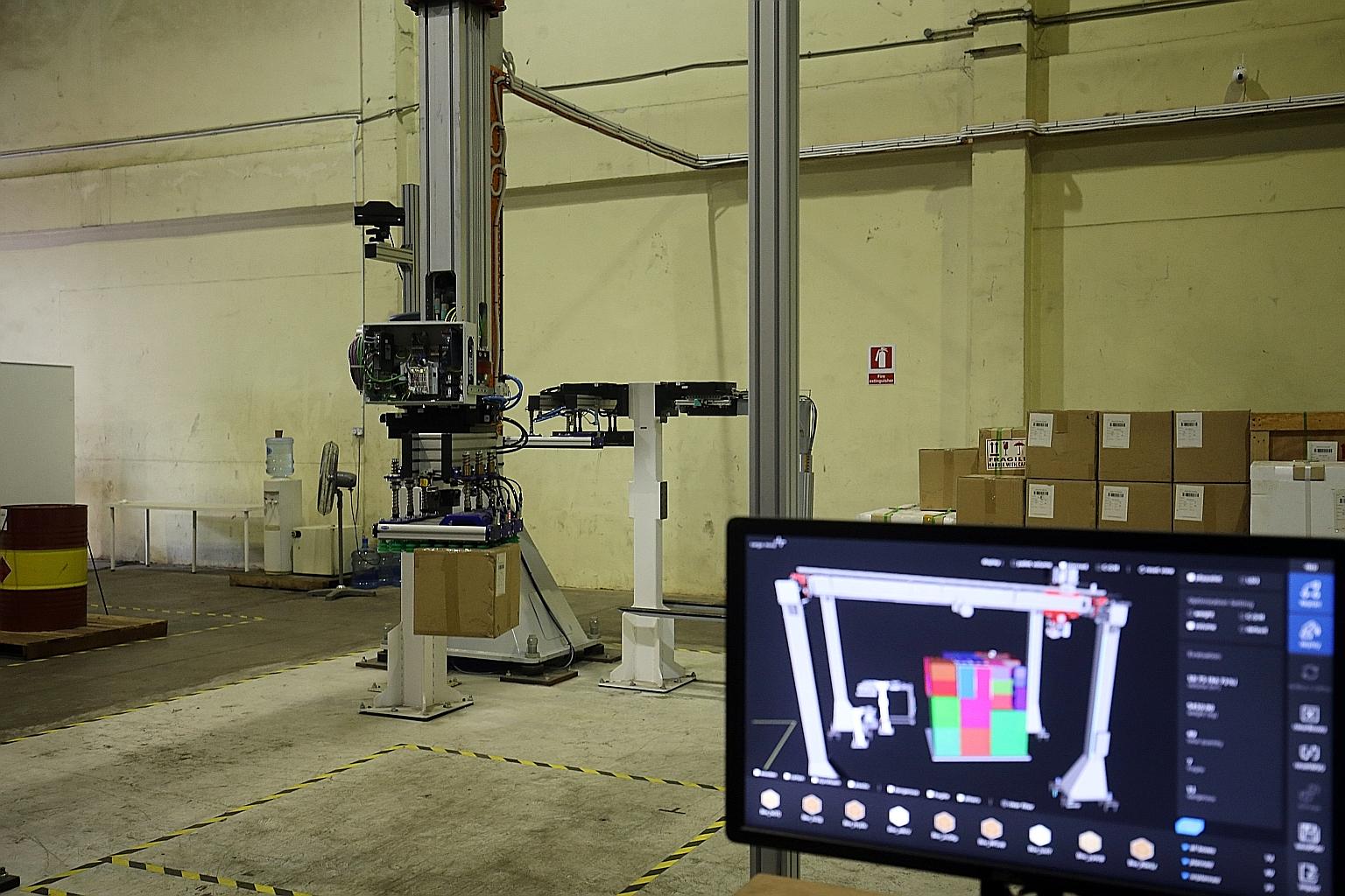 Created by TUMCreate with NRF support, AI software Speedcargo takes digital images of cargo packages and plans how they should be packed to optimise space. It is being used at Changi Airfreight Terminal.