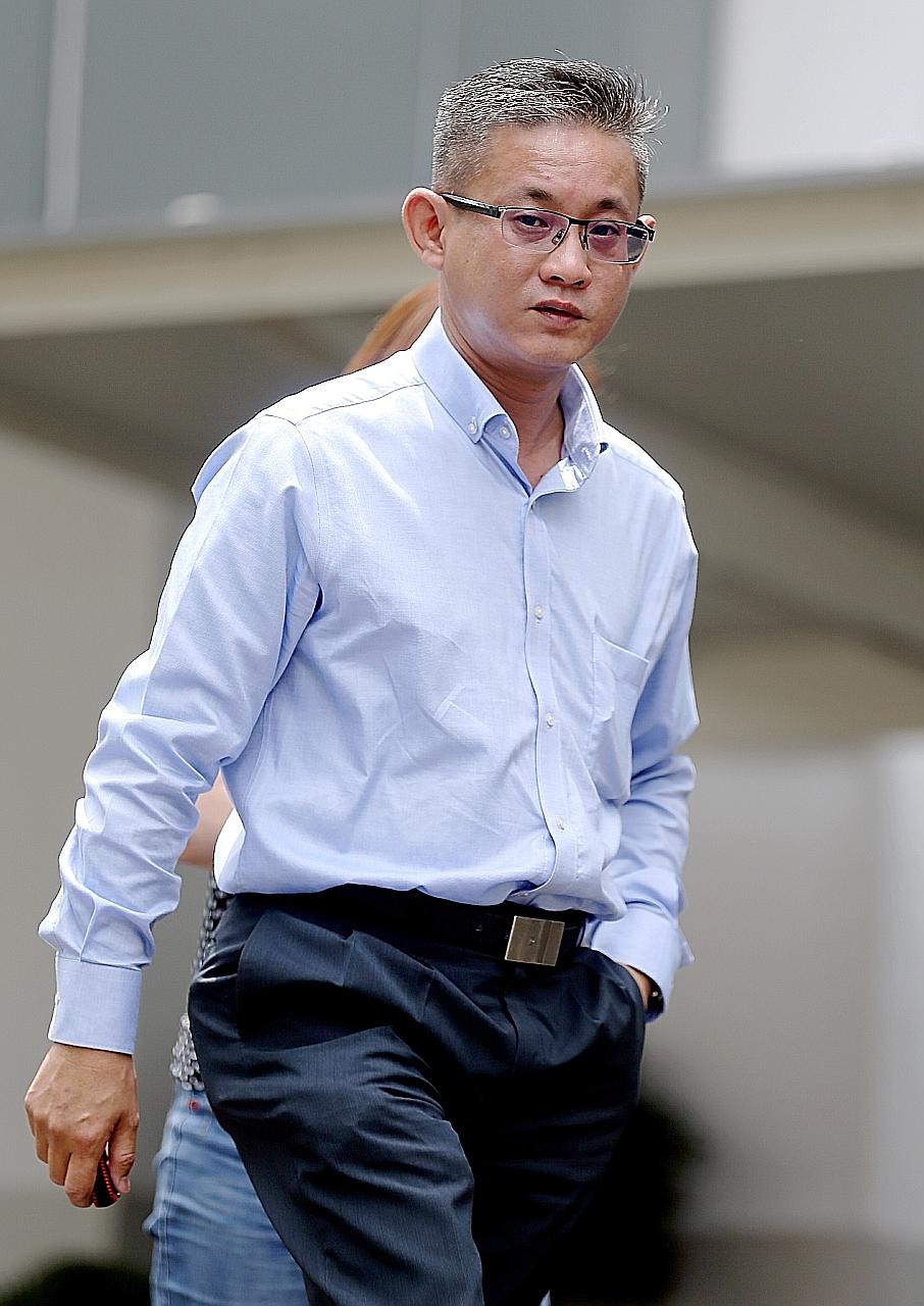 The policeman turned down the $1,000 bribe Chong Wei Kwong (above) allegedly offered. ST PHOTO: WONG KWAI CHOW