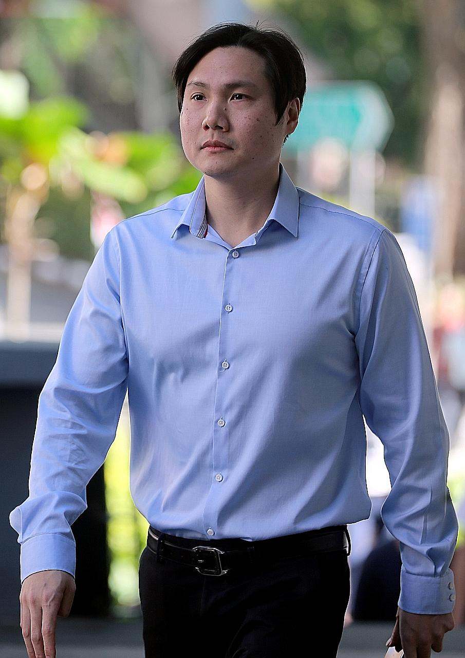 Daniel Liew Yaoxiang duped the CPF Board into dispensing funds from patients' Medisave accounts. He pleaded guilty yesterday to 28 cheating charges and two counts of forgery. ST PHOTO: WONG KWAI CHOW