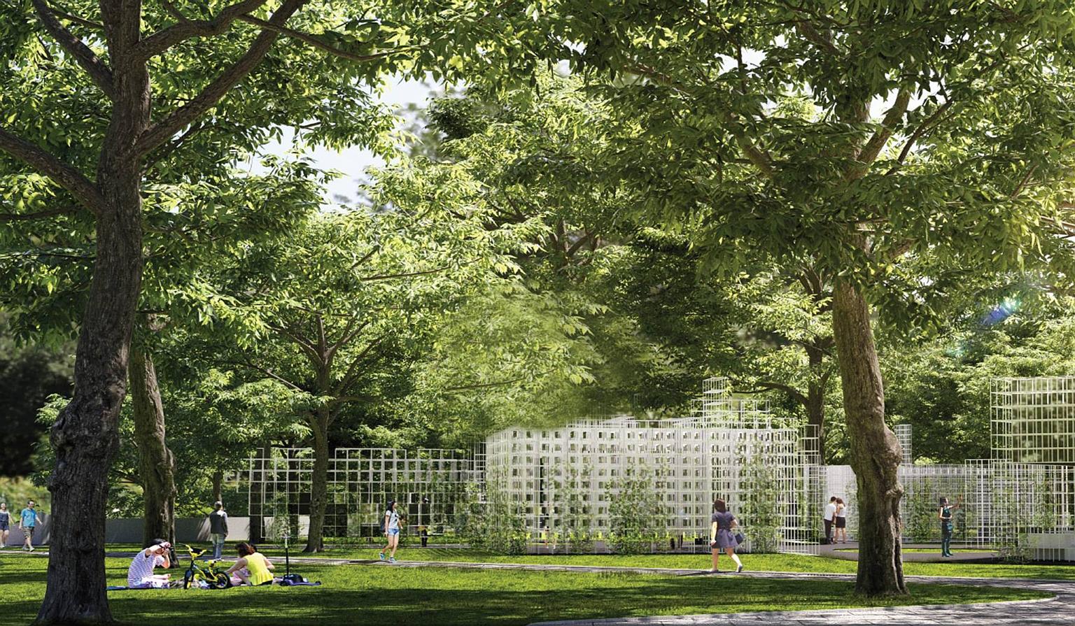 An artist's impression of Pathfinder, at Fort Gate, where visitors can walk through eight interactive pavilions and installations. PHOTO: ZARCH ARCHITECTS
