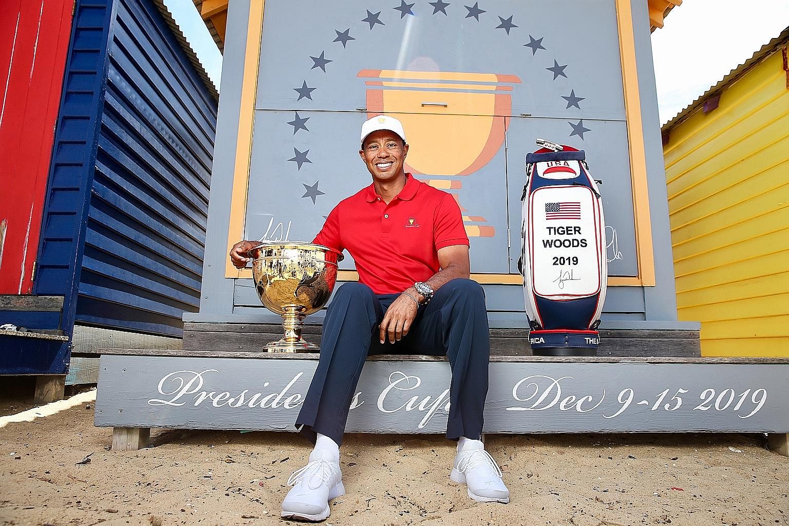 Presidents Cup US captain Tiger Woods is excited with the mix of veteran experience and young talent in his side for the Dec 9-15 tournament at the Royal Melbourne Golf Club.