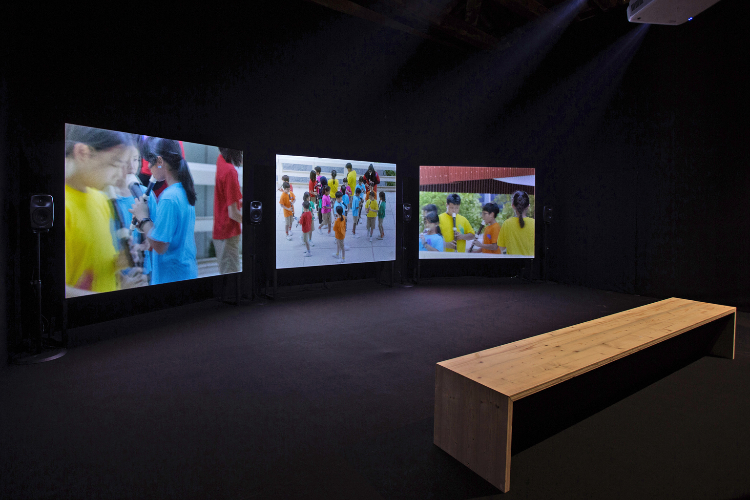 The humble recorder is taking centre stage at the Singapore pavilion at the Venice Biennale. Recorder Rewrite, a film installation by artist Song-Ming Ang and curator Michelle Ho, is the centrepiece of the pavilion - launched today by Mr Baey Yam Ken