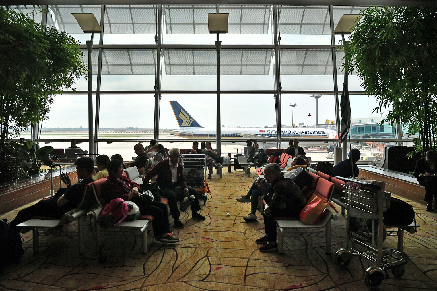 During the financial year, Singapore Airlines carriers - the parent airline, SilkAir and Scoot - filled an average of 83 per cent of all seats. This was a record for the group.