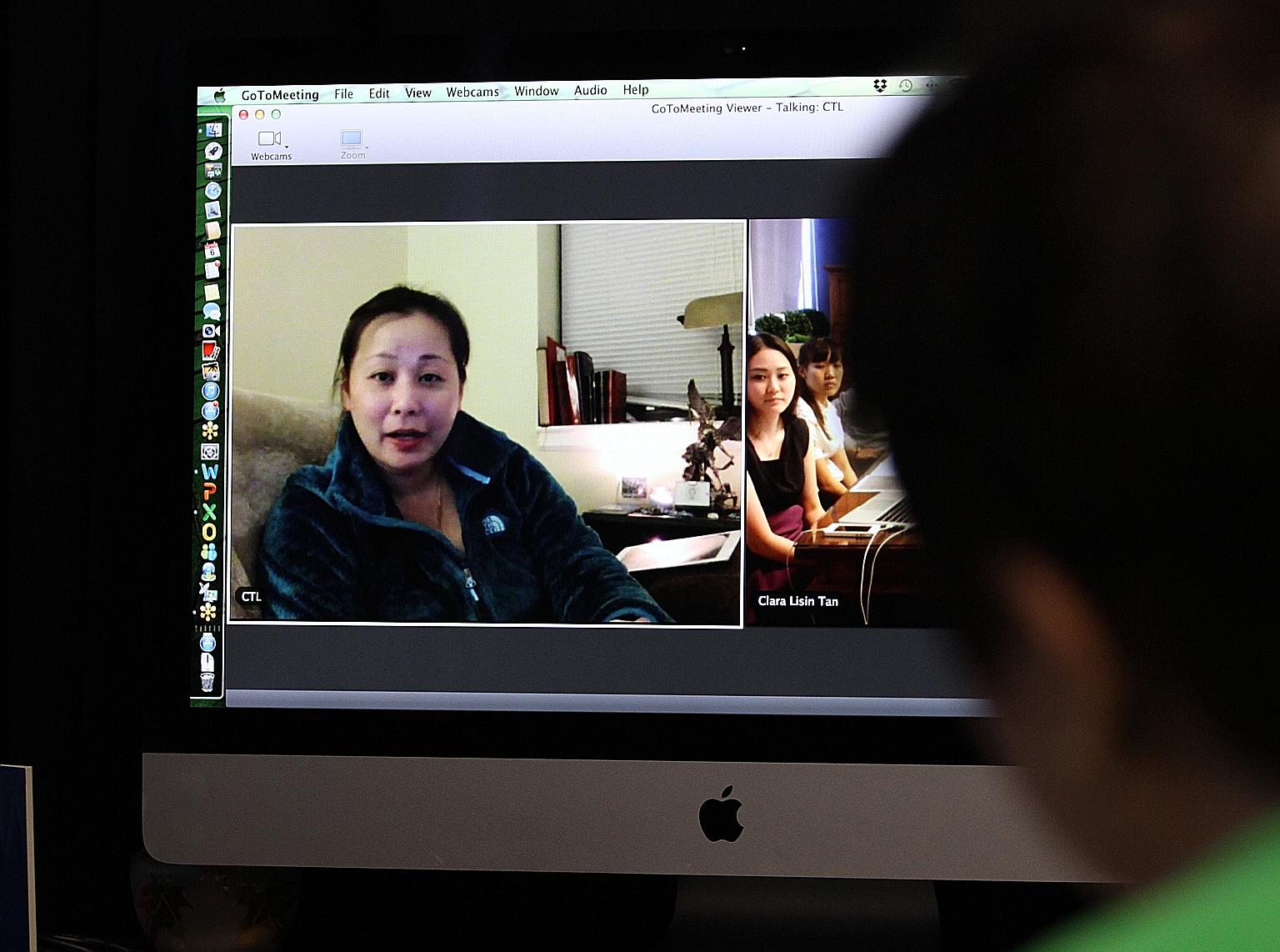 Doris Tan Stephenson, who used to be known as Clara Tan Lisin, speaking to The New Paper while in the US back in 2015. She ran an operation in which 29 people invested over $1 million to buy properties in the US. But they failed to receive their prom