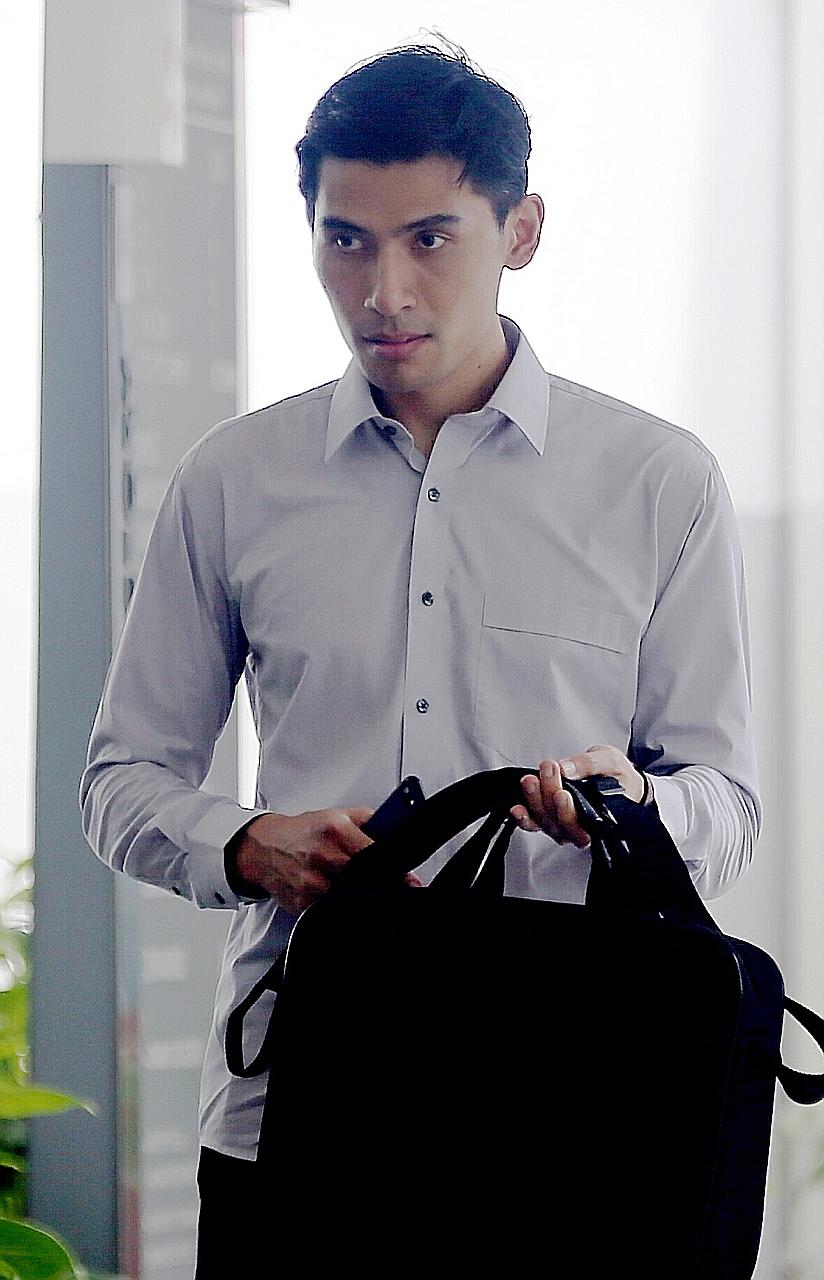 First Warrant Officer Mulifatullah Atan was unable to back up some of his points yesterday, or said he had remembered the details wrongly when grilled during cross-examination. ST PHOTO: WONG KWAI CHOW