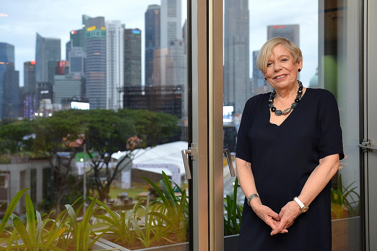 Historian Karen Armstrong, who is based in London, was in Singapore last week to speak at the first International Conference on Cohesive Societies.