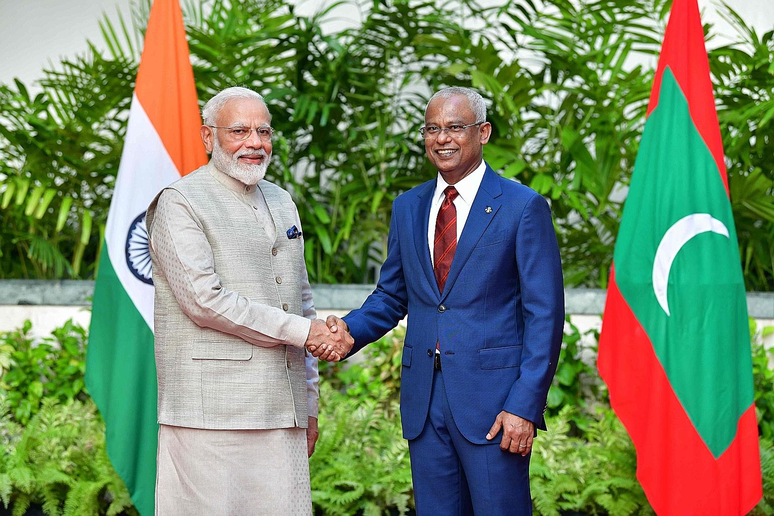 Mr Ibrahim Mohamed Solih will meet President Halimah Yacob and Prime Minister Lee Hsien Loong.