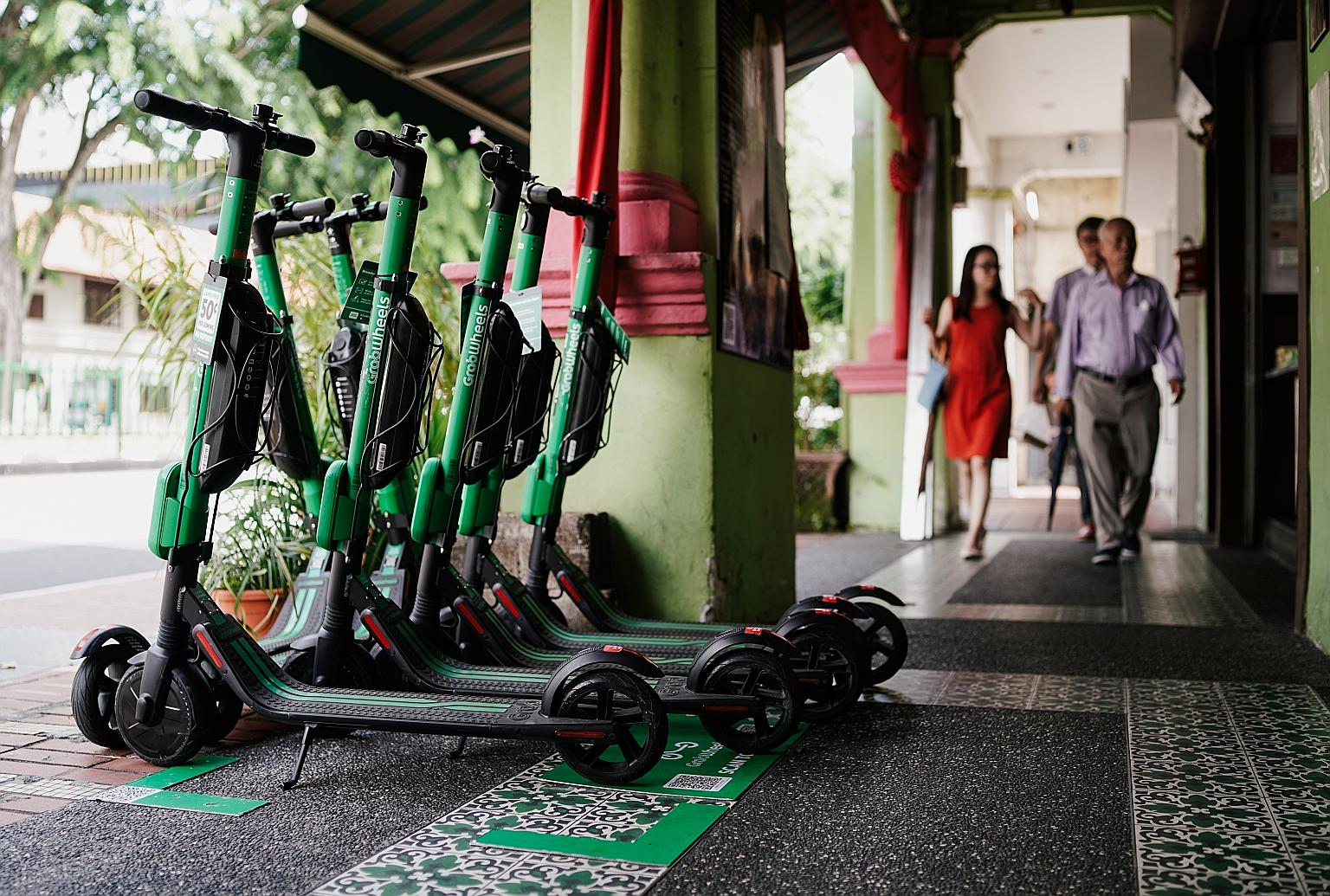 Grab has been making arrangements with small property owners to park and rent out personal mobility devices on their land, even as the Land Transport Authority delays its decision on issuing operating licences, on the grounds of safety. Residents hav