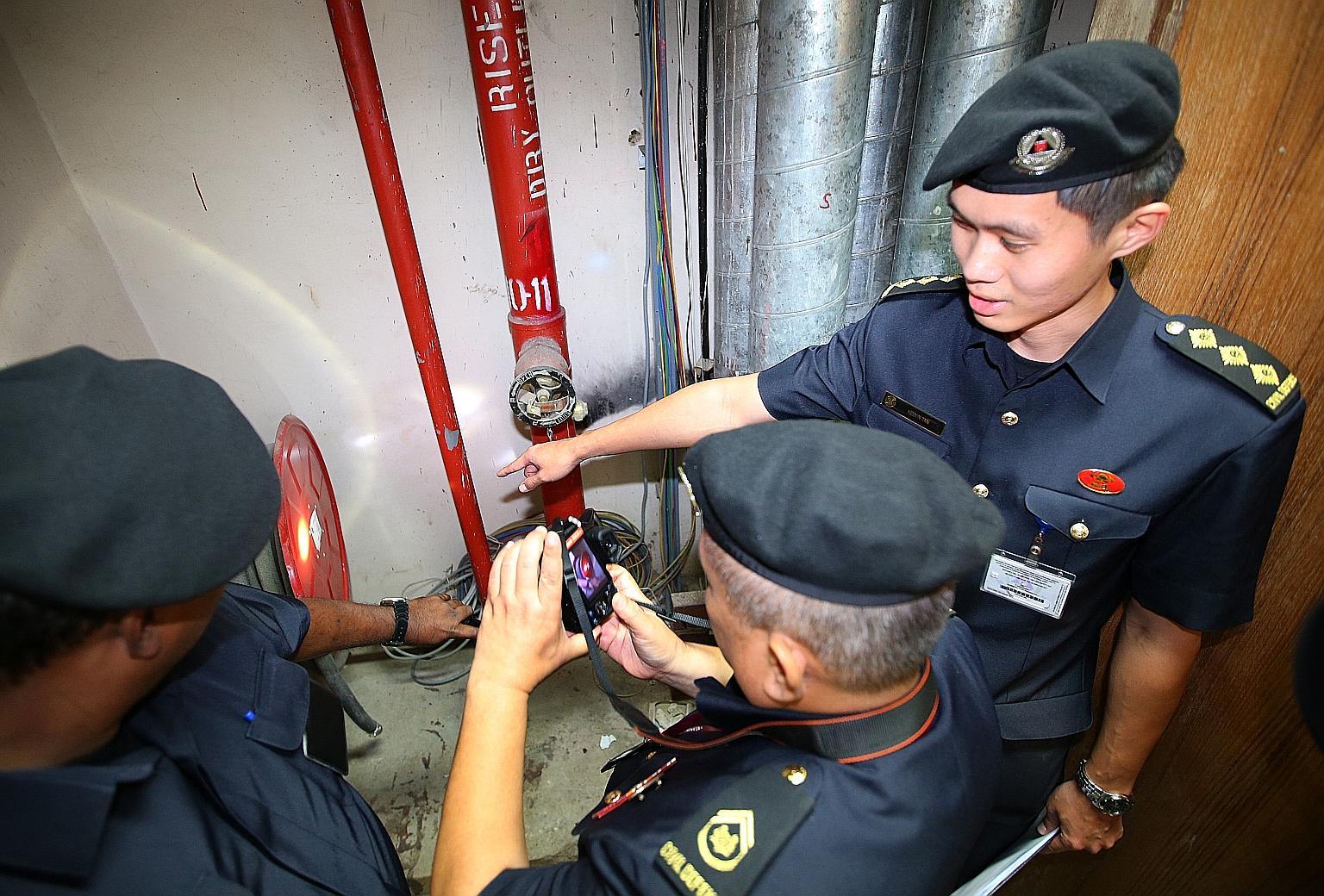 The SCDF does about 10,000 inspections yearly, which include scheduled checks as well as ad hoc ones, which are based on public feedback.
