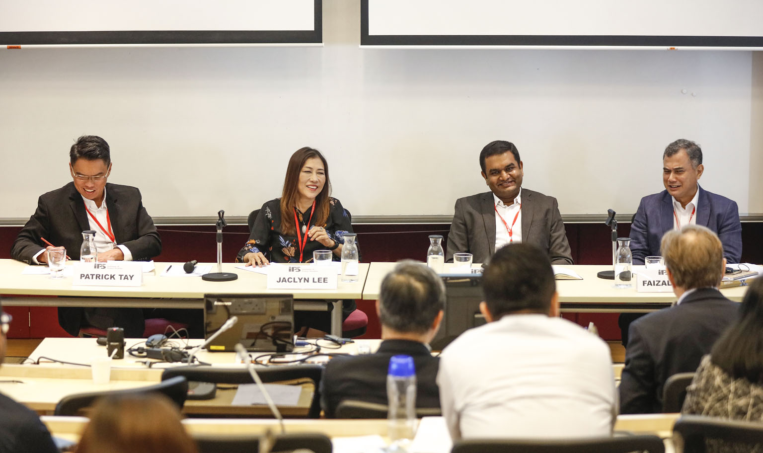 (From left) NTUC assistant secretary-general Patrick Tay; Singapore University of Technology and Design chief human resources officer Jaclyn Lee; PwC director of intelligent automation Abhijit Chavan; and Institute of Policy Studies senior research f