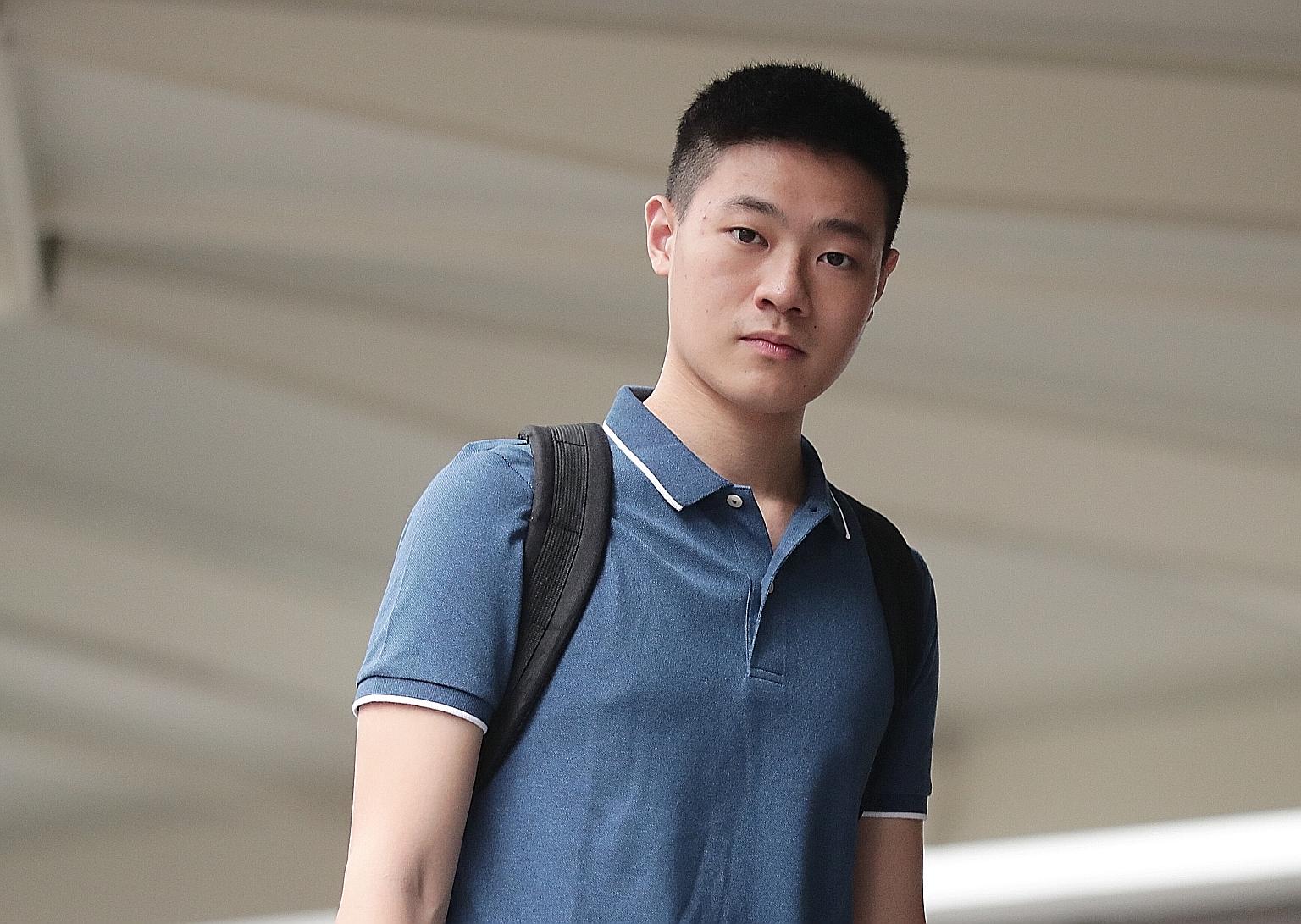 Jonathan Lee Han Wen, a Singaporean, was charged with five offences under the Enlistment Act. He is now out on bail of $10,000.