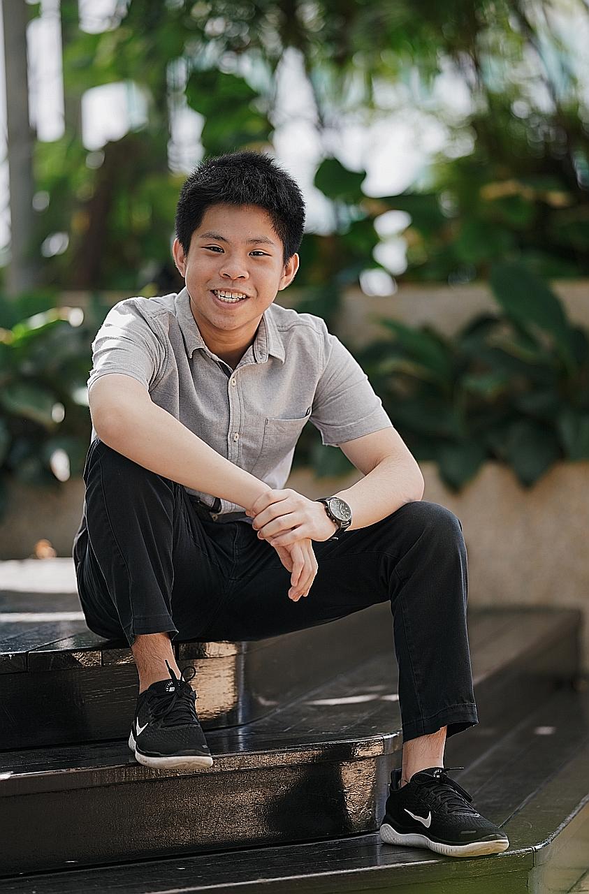 Mr Teo Chuan Kai, from Singapore Polytechnic, is one of 29 PSC scholarship recipients who have chosen to study locally. The 19-year-old will go to the National University of Singapore.