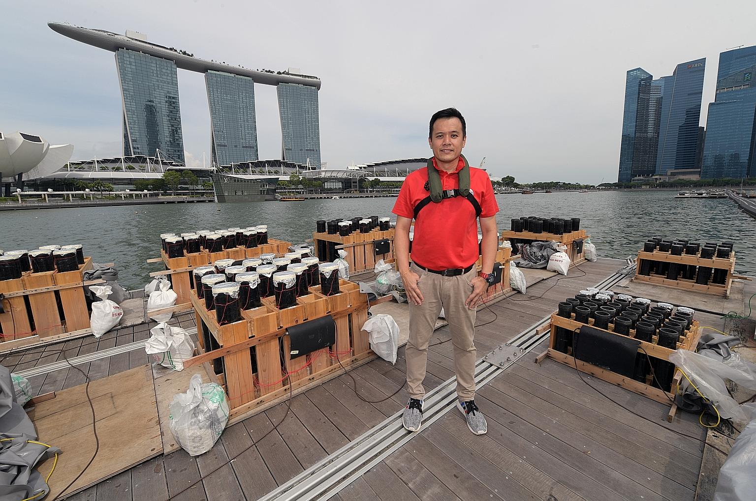 This year's fireworks will be set off from more sites in order to reach more Singaporeans, said ME6 Johnson Ling, chairman of the NDP fireworks committee.