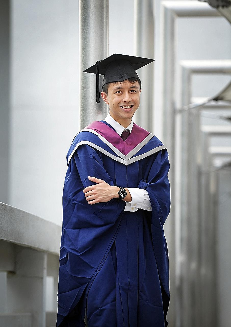Mr Russell Chuah, part of the second batch of medical graduates from NTU's Lee Kong Chian School of Medicine, is now a house officer.