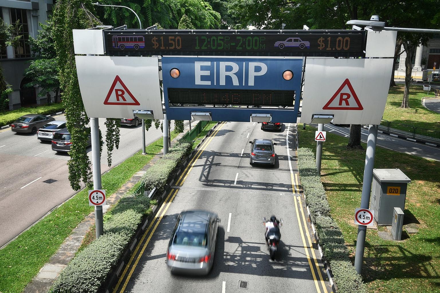 The move follows the LTA's quarterly review of traffic conditions on roads and expressways. Rates will be regularly adjusted in an effort to achieve an optimal speed range of 45kmh to 65kmh on expressways.