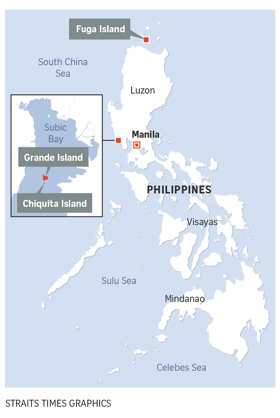 Fuga Island Philippines Map Chinese Investors Plan Economic Zones In 3 Strategic Islands In The  Philippines | The Straits Times