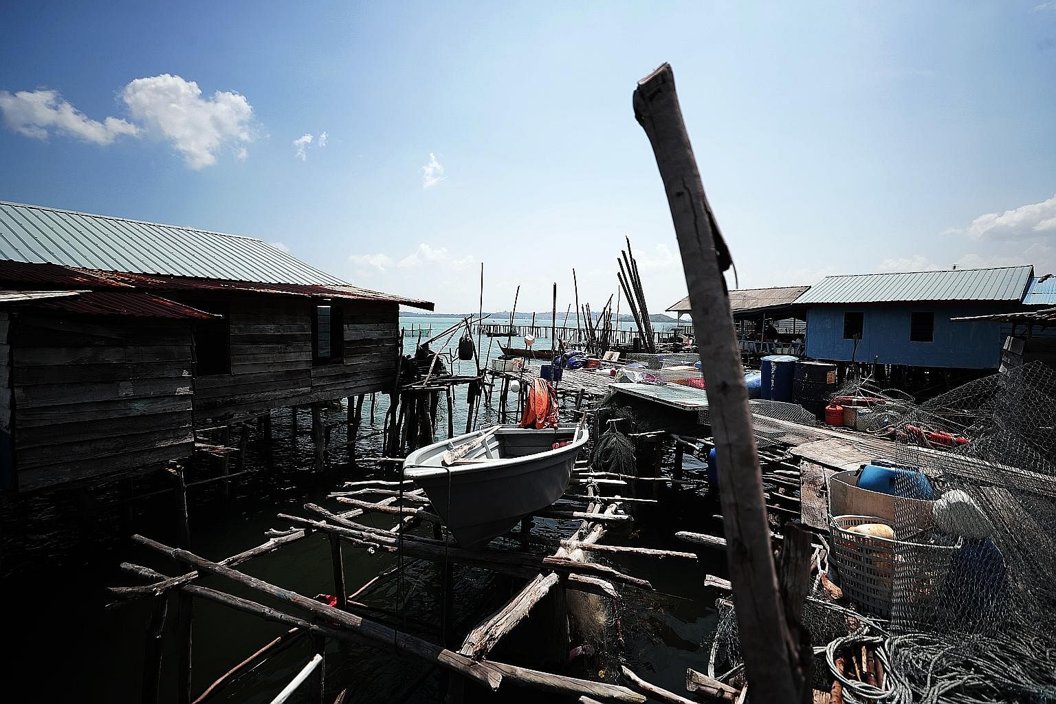 A Lion Air aircraft repair facility in Batam. Aircraft maintenance, repair and overhaul is an emerging industry for which Indonesian Foreign Minister Retno Marsudi is hoping for cooperation with Singapore. Air Mas village, an indigenous Orang Asli en
