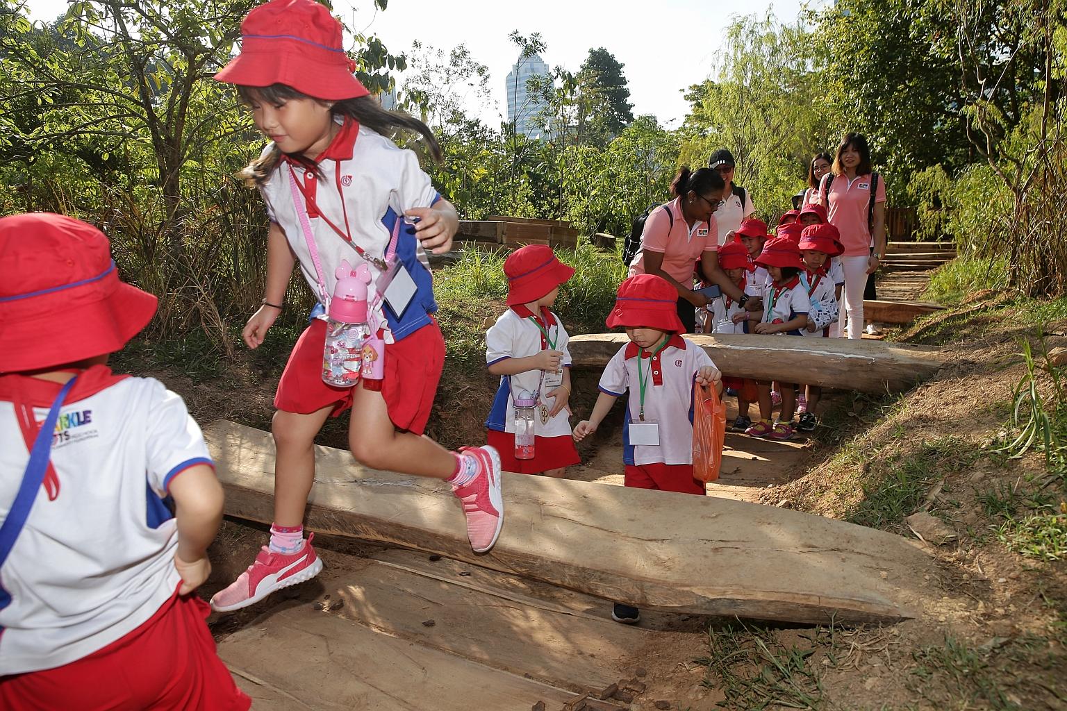 Prime Minister Lee Hsien Loong said the Government spends $1 billion a year on early childhood education and this will more than double over the next few years. In the future, 80 per cent of pre-school places will be government-supported, up from jus