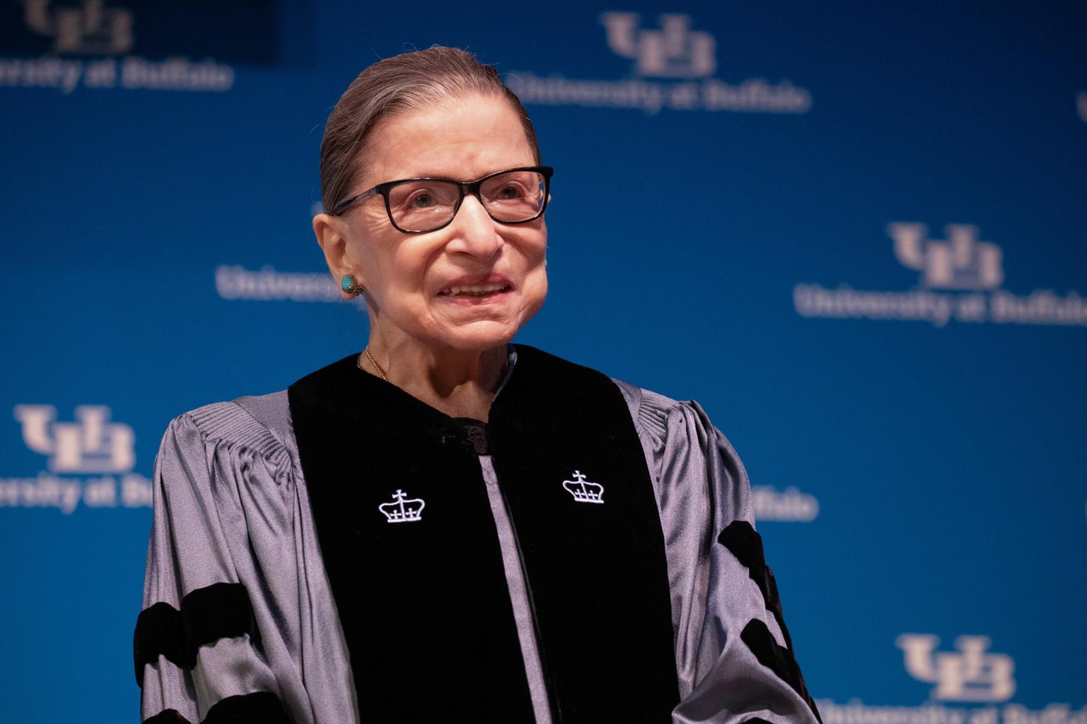 Ginsburg makes first public appearance since completing cancer