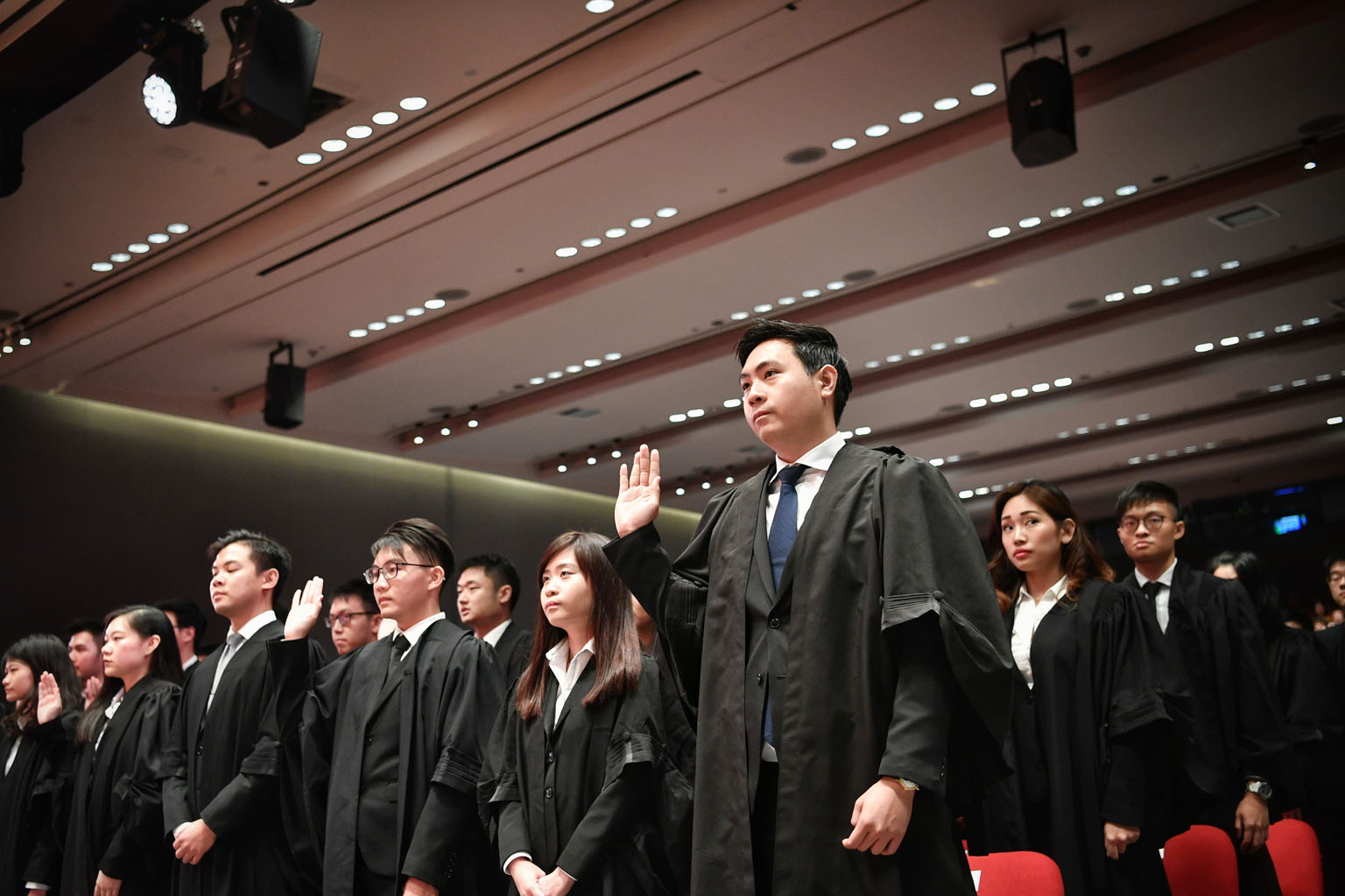 A total of 529 lawyers are being called to the Bar over three Mass Call sessions at the Supreme Court auditorium yesterday and today.