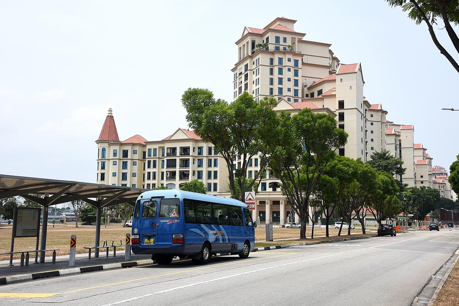 The trial ComfortConnect service operates from Mondays to Fridays between 10am and 4pm, and has been available to residents in Tanjong Rhu and Meyer Road since Aug 15. No fares are being collected during the three-month trial. PHOTO: COMFORTDELGRO