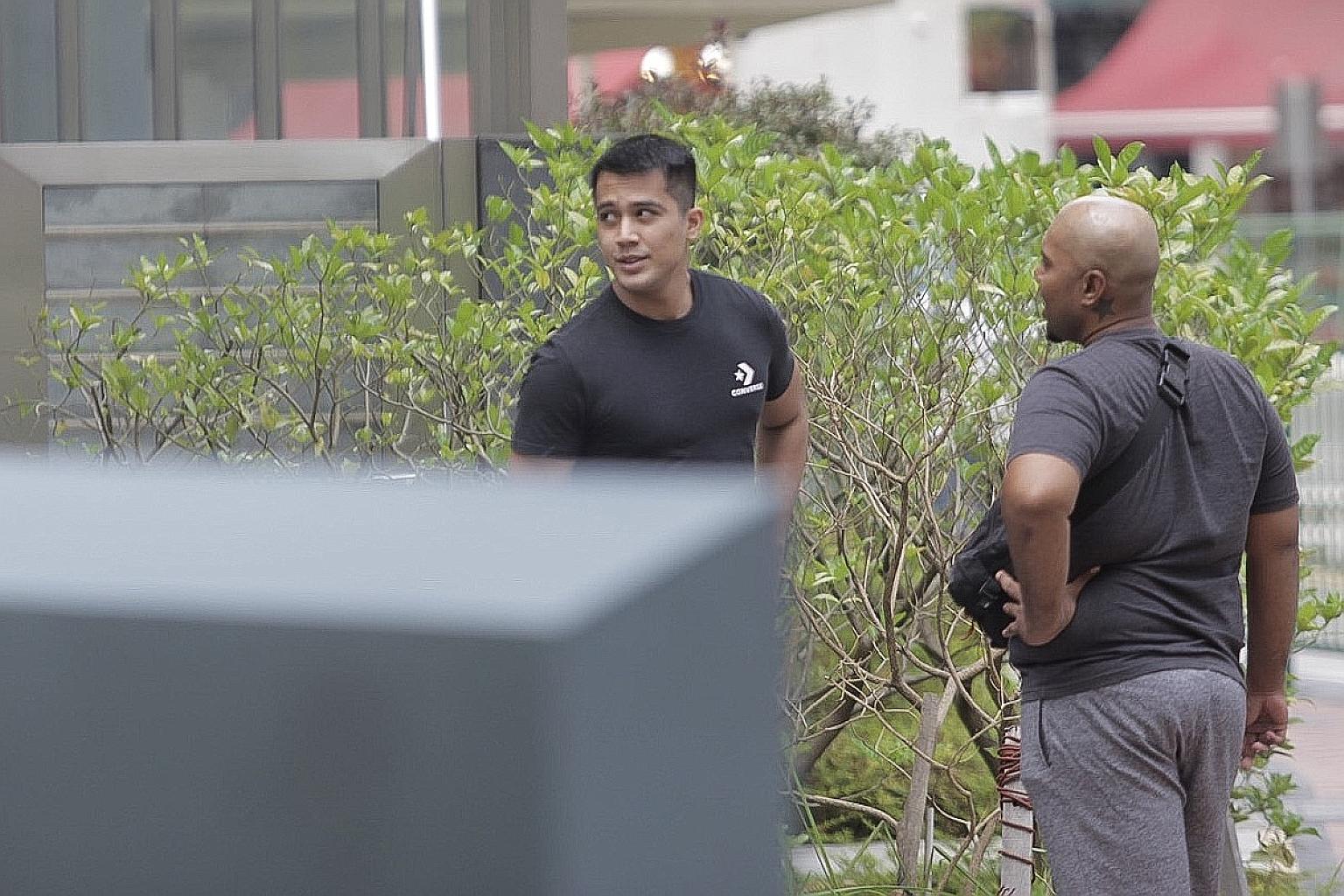 Actor-singer Mohamad Aliff Aziz, who faces two theft charges, was offered bail of $5,000. ST FILE PHOTO