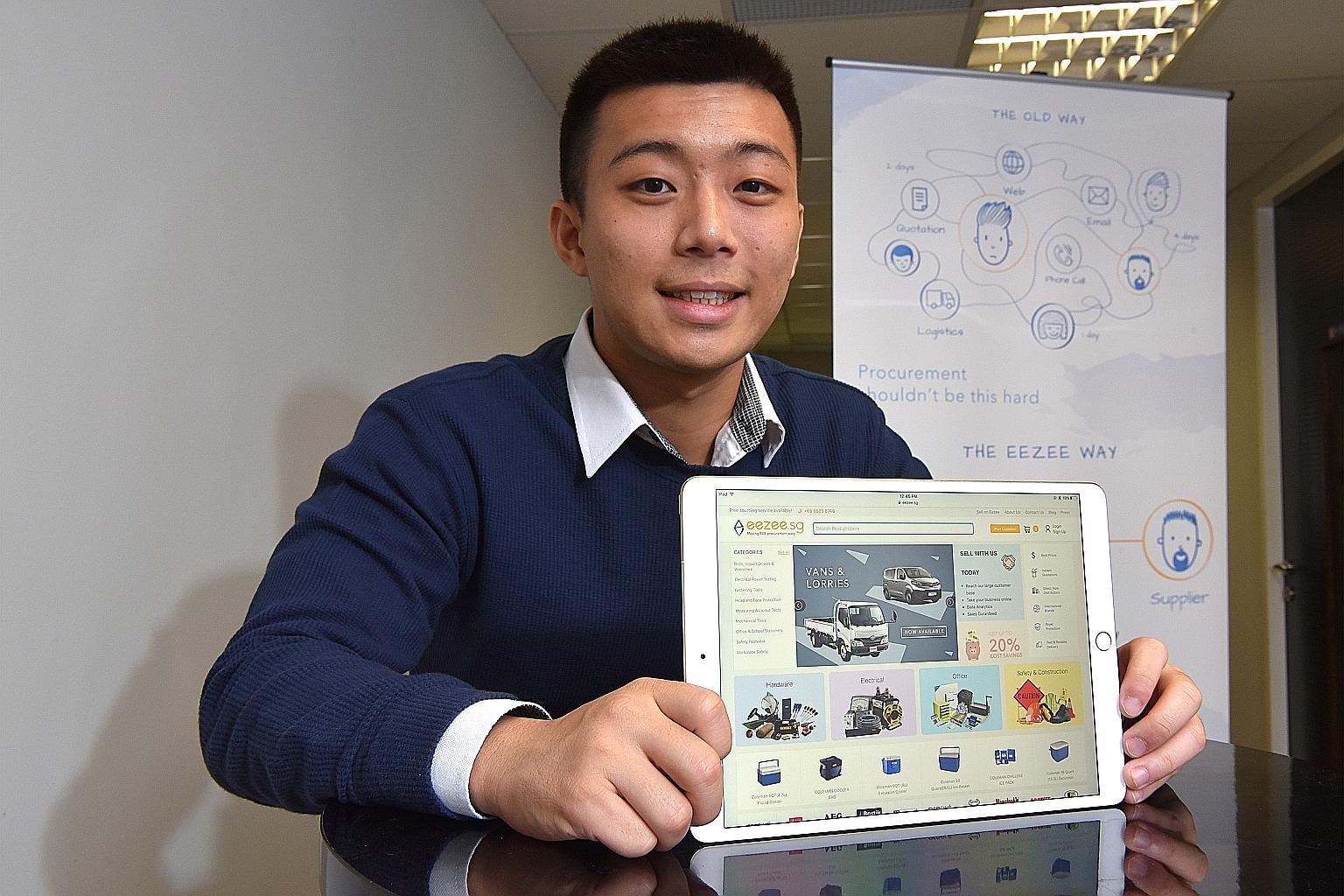 Mr Jasper Yap, chief technology officer of online marketplace Eezee.sg, says former offenders like him fear the public scrutiny that comes with revealing their criminal past. ST PHOTO: DIOS VINCOY JR