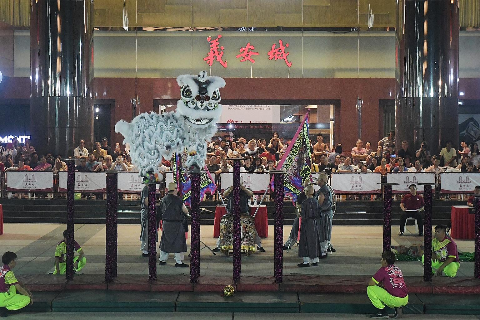 Visitors to Orchard Road can expect to have a roaring good time over the next few days. Some of Singapore's best lion dance teams will be battling it out this week at the 25th Ngee Ann City National Lion Dance Championships 2019, at Ngee Ann City Civ