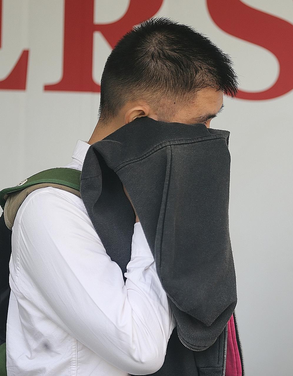 Tham Chee Boon was fined following a near-collision with a pedestrian who stumbled backwards and fractured her skull.