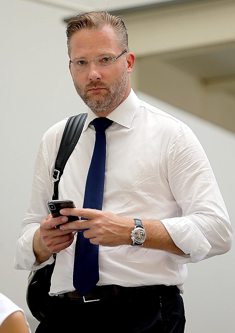 Cristian Alexander Jonsson has also been disqualified from driving all classes of vehicles for 18 months. ST PHOTO: WONG KWAI CHOW