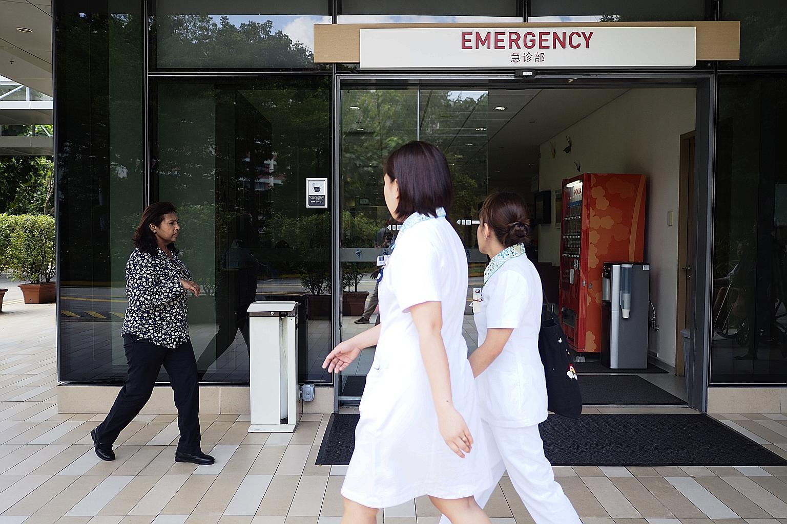 Companies could be turning to foreigners because of a skills shortage among locals in areas such as nursing, and information and communications technology, said an economist. ST FILE PHOTO