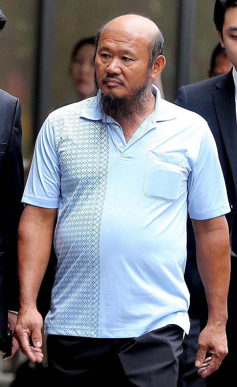 Teo Seng Tiong told the court: "I did not knock into him (the cyclist), so I had no idea why the mirror was damaged."