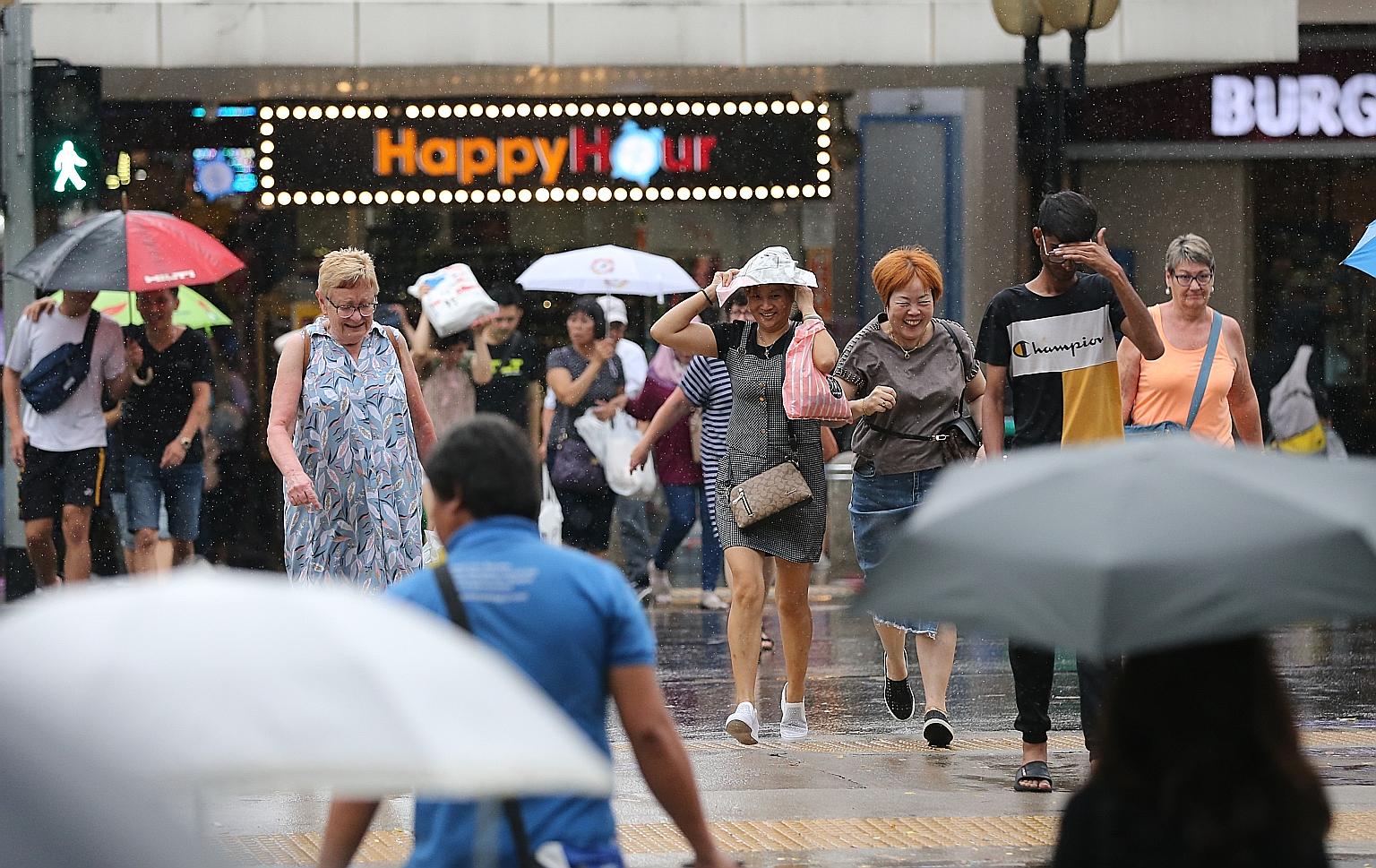 The south-west monsoon season is transitioning into the inter-monsoon season, which brings more rainfall over Singapore (above) and the region, says the Asean Specialised Meteorological Centre. 