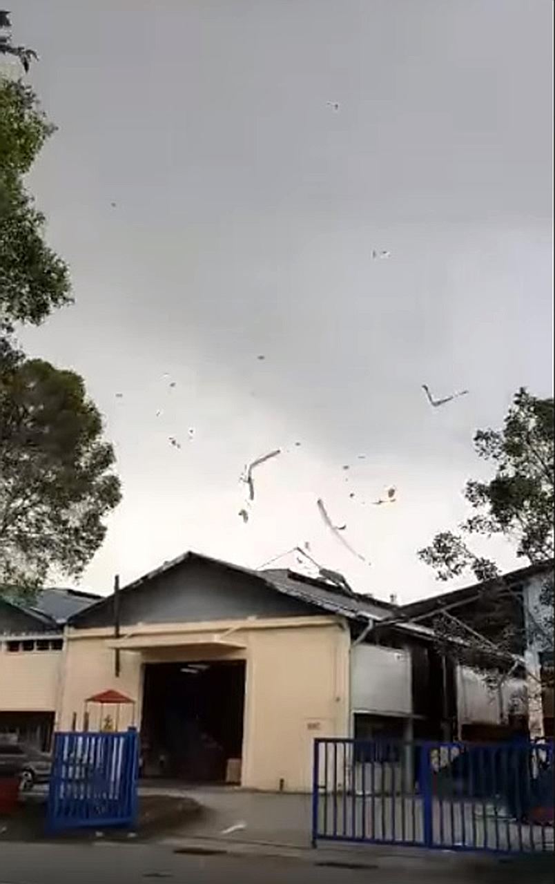 A screengrab from a video capturing what looks like a whirlwind over Gul Way actually shows a landspout, says the weatherman. 