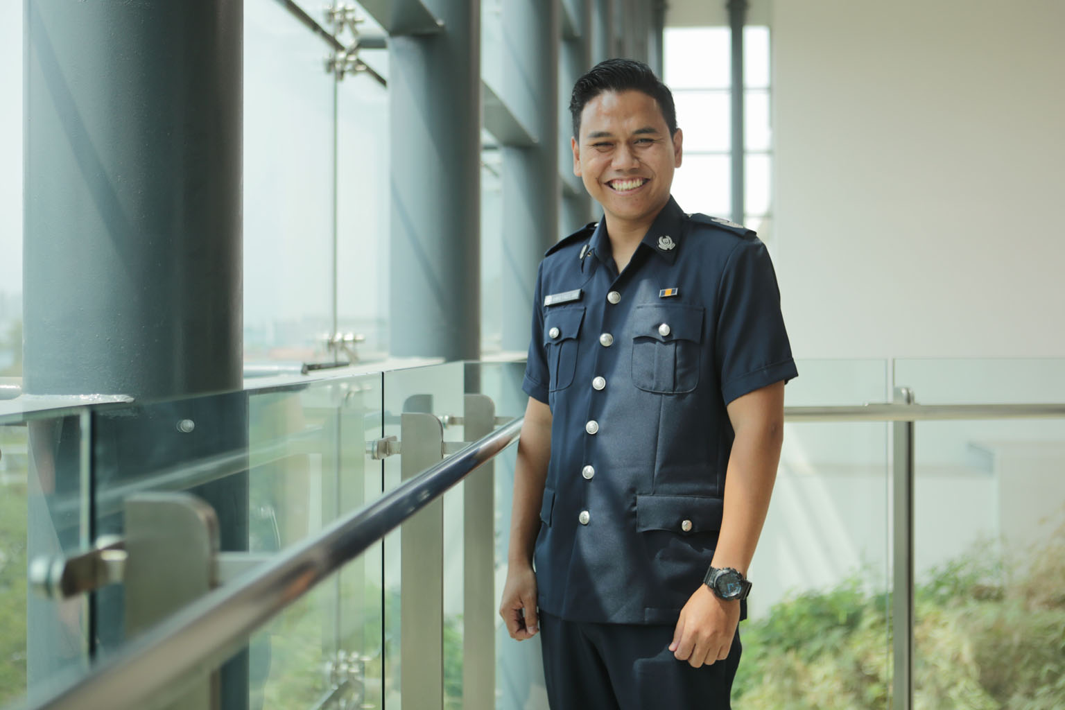 Sergeant Ahmad Fauzi Sani, a community policing officer, was one of three recipients of the Distinguished Star Service Award at the Minister's Awards Presentation Ceremony yesterday. He had contacted various agencies to provide support for a mother of fiv